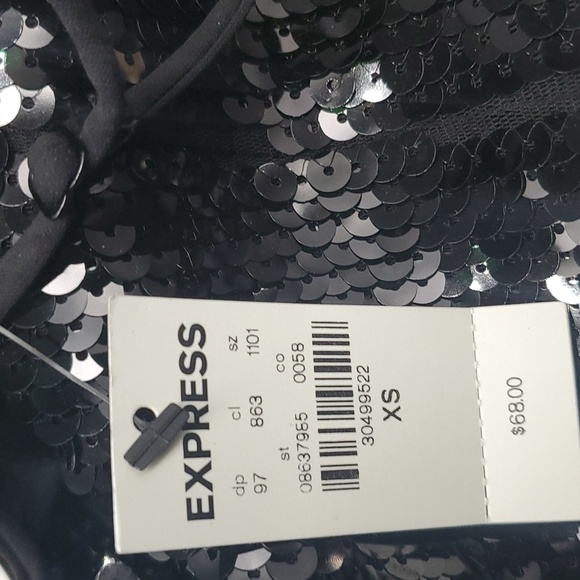 NEW Express Sequined Cami Extra Small - Picture 4 of 12